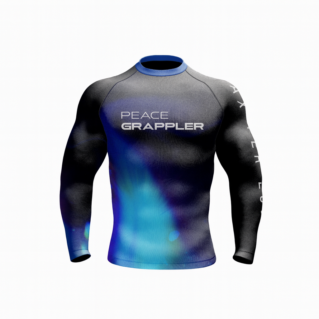 Long Sleeve rashguards Black & Blue
